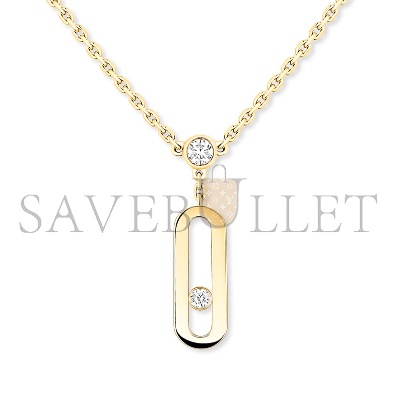 MESSIKA MOVE UNO TWO-ROW NECKLACE YELLOW GOLD DIAMOND NECKLACE 08852-YG